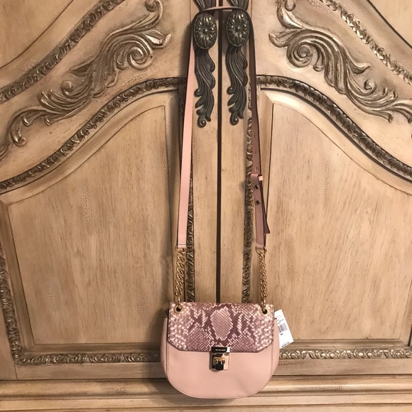 Michael Kors Cecelia Medium Leather Saddle Bag - Picture 3 of 5